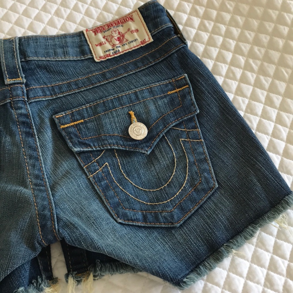 True Religion Keira Denim Shorts